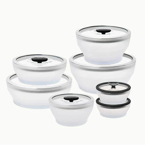 Kit 7 Peças Panela para Micro-ondas MicroChef™ Hermética e Multifuncional