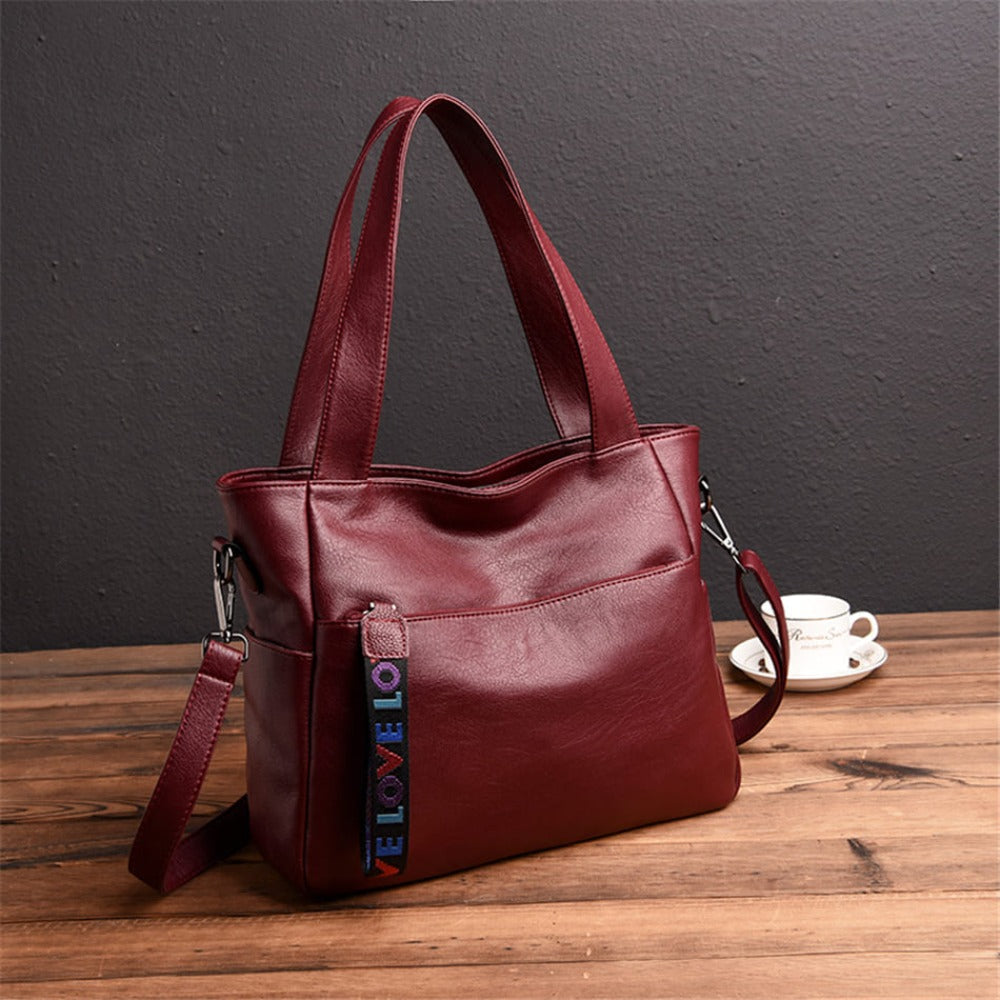 Bolsa Feminina de Couro -  Vintage Cuero