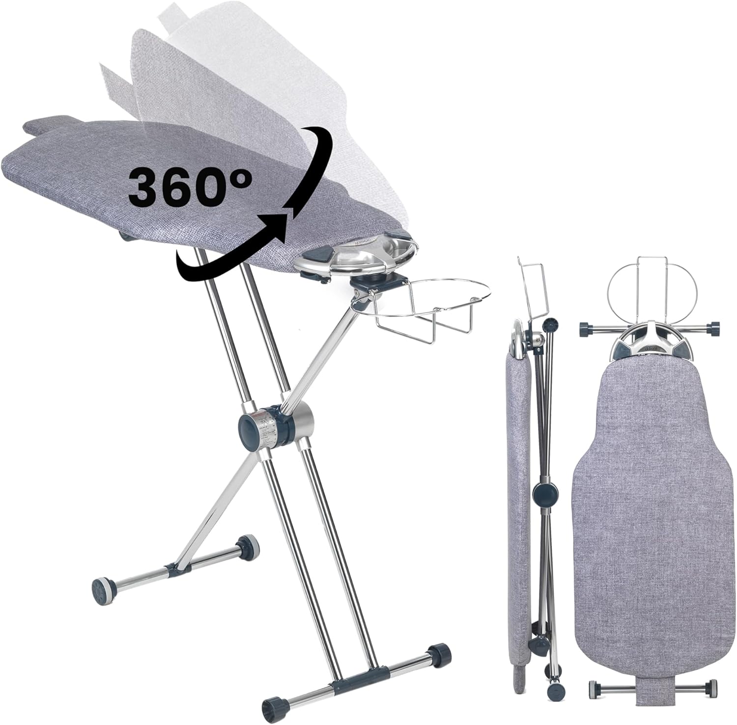 IronFlex 360™ – Tábua de Passar Profissional Giratória