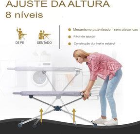 IronFlex 360™ – Tábua de Passar Profissional Giratória