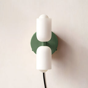 Arandela de Parede Dupla Minimalista Crema