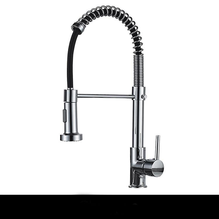 Torneira flexível para cozinha com agua quente e fria.