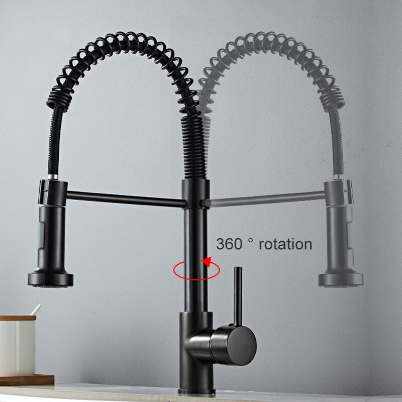 Torneira flexível para cozinha com agua quente e fria.