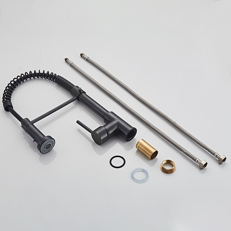 Torneira flexível para cozinha com agua quente e fria.