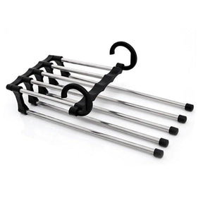 Cabide MultiMax™ - Organizador de Roupas 5 em 1