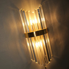 Arandela de Parede Luxuosa em Cristal