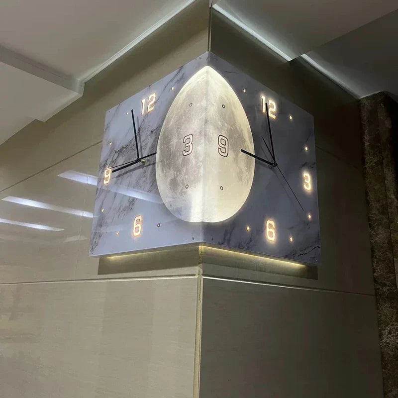 Relógio de Parede 3D Coleção Luna Home Design