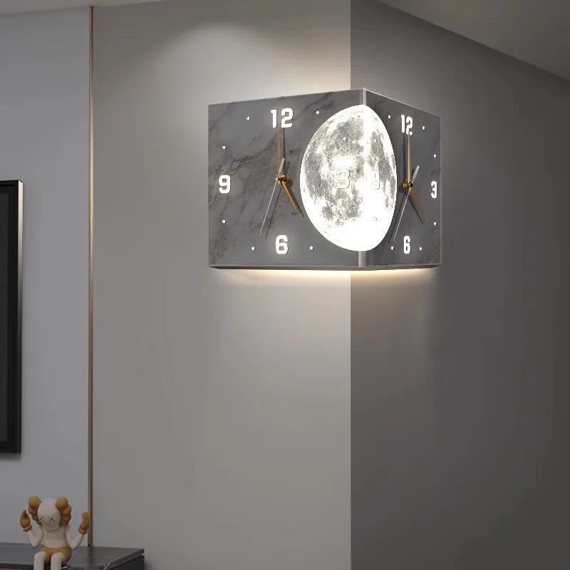 Relógio de Parede 3D Coleção Luna Home Design