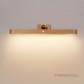 Luminária LED Touch Sem Fio Aura Lux Madeira